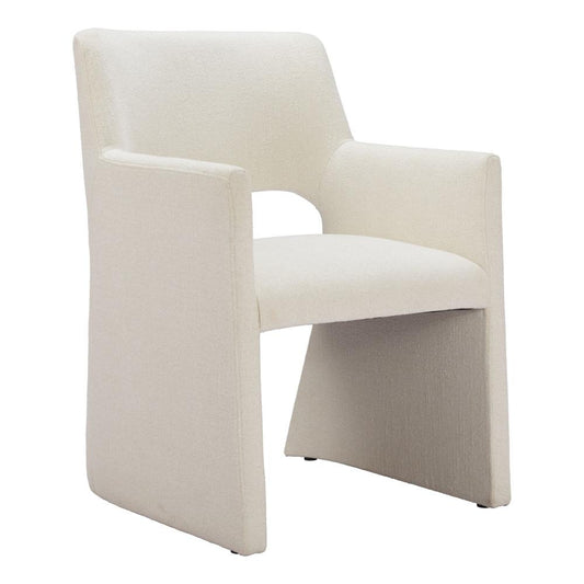 Zuo Modern - Minet Dining Chair Linen White - 109998 veiw 1