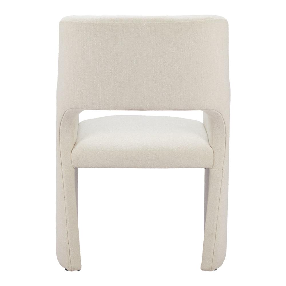 Zuo Modern - Minet Dining Chair Linen White - 109998 veiw 4
