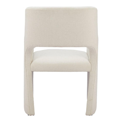 Zuo Modern - Minet Dining Chair Linen White - 109998 veiw 4