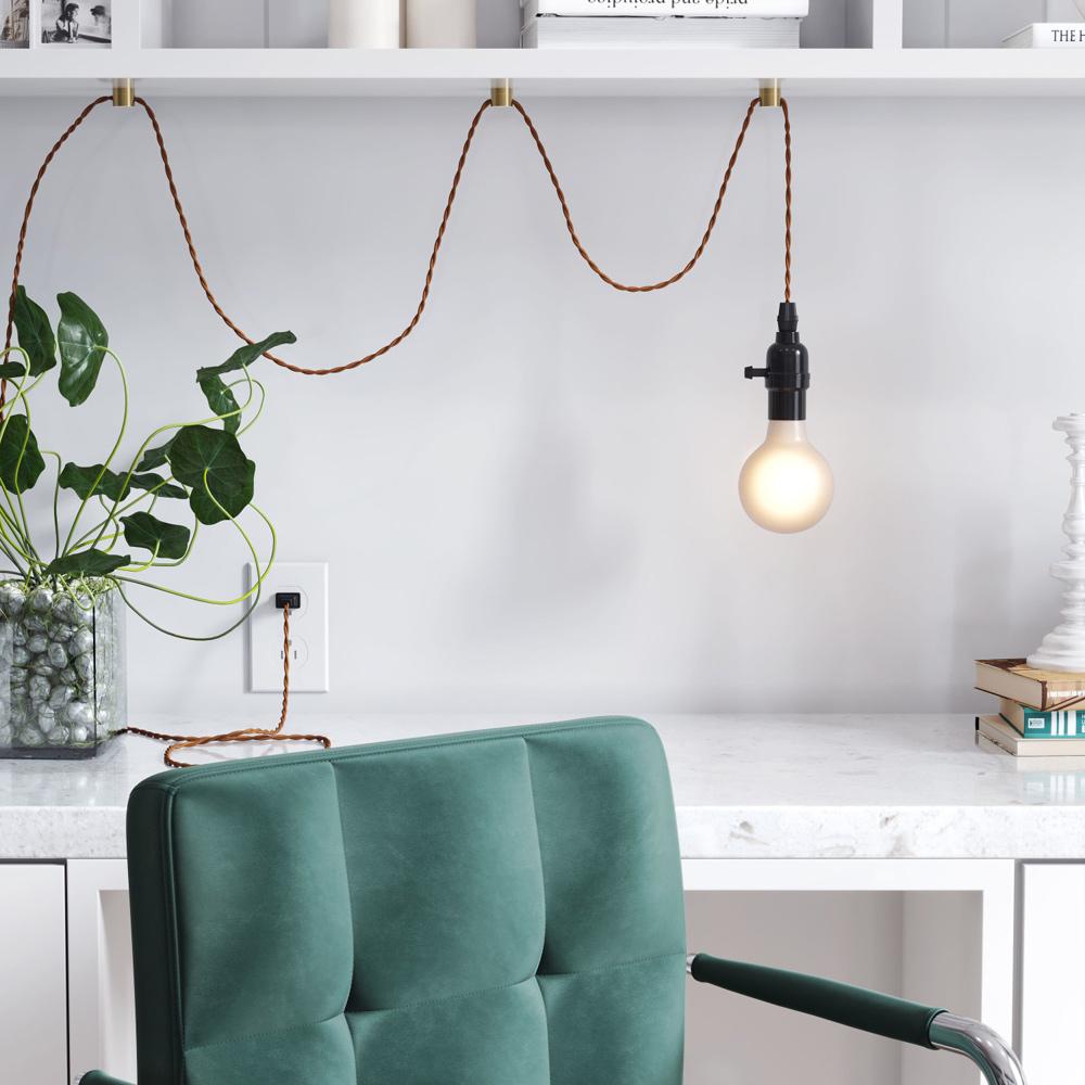 Zuo Modern - Molly Ceiling Lamp Black - 56121 veiw 5