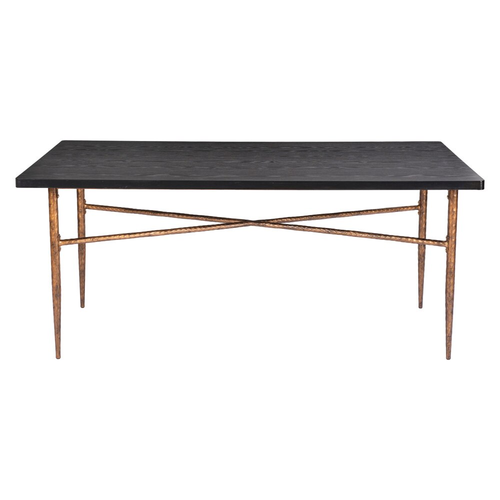 Zuo Modern - Nida Dining Table Black & Bronze - 109957 veiw 3