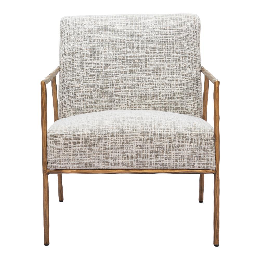 Zuo Modern - Norrebro Accent Chair Beige Frost - 110270 veiw 3
