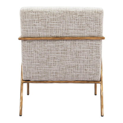 Zuo Modern - Norrebro Accent Chair Beige Frost - 110270 veiw 4