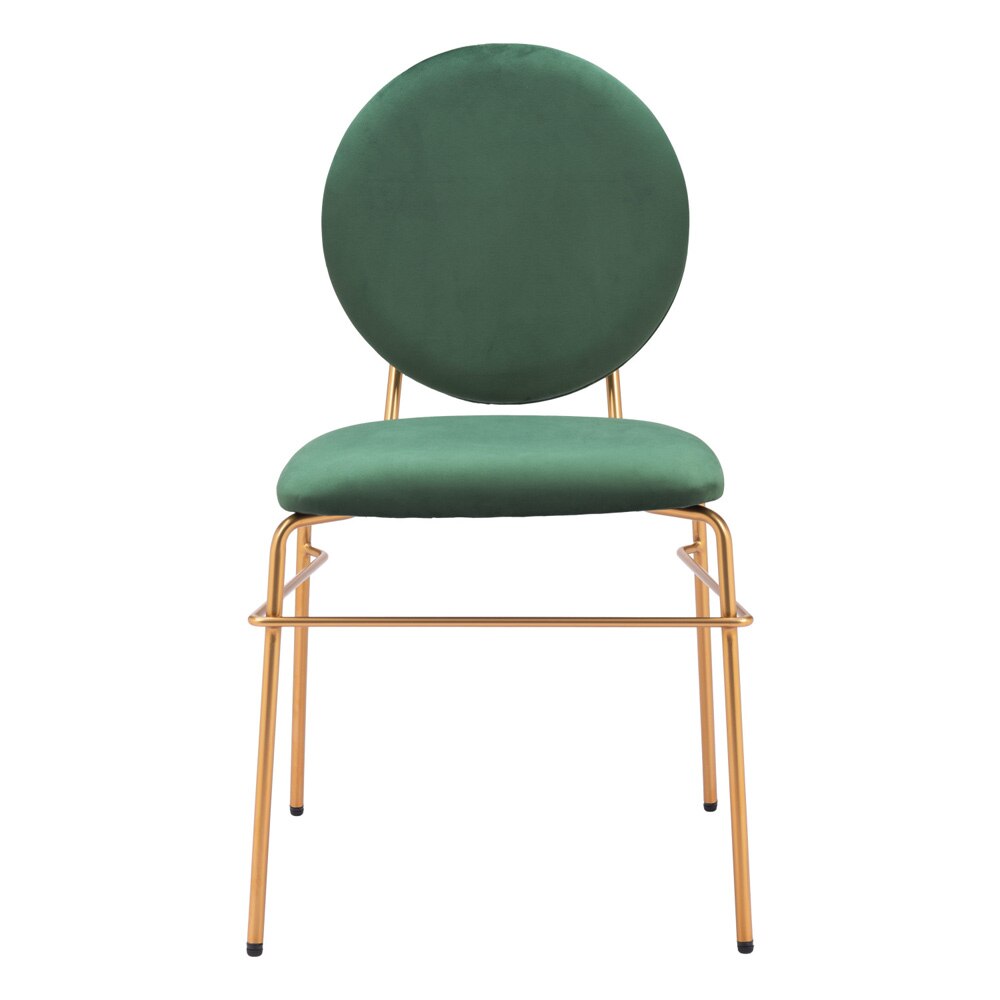 Zuo Modern - Odessa Dining Chair (Set of 2) Green & Gold - 109804 veiw 3