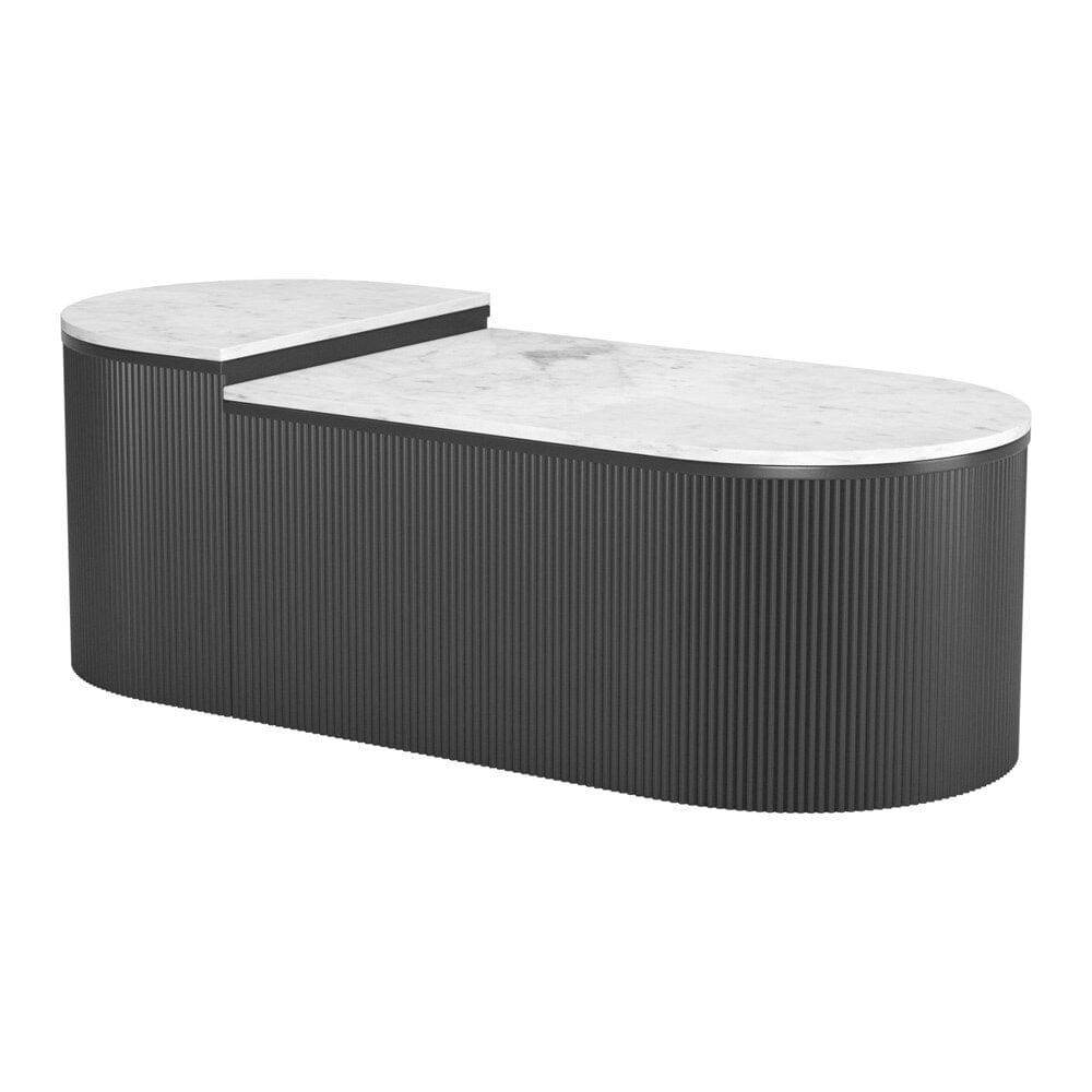 Zuo Modern - Ormara Coffee Table Set (2-Piece) White & Black - 109920 veiw 4