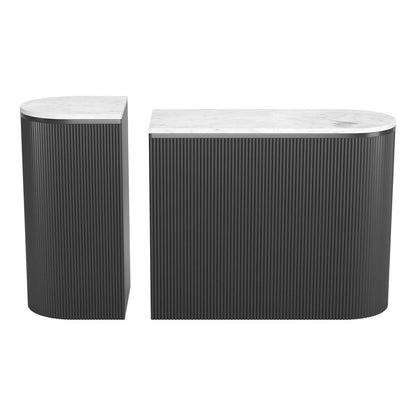 Zuo Modern - Ormara Console Table Set (2-Piece) White & Black - 109921 veiw 3