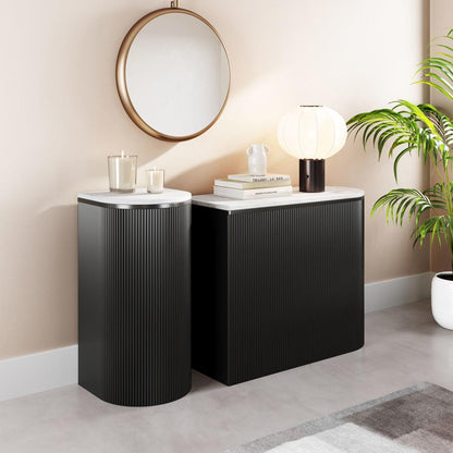 Zuo Modern - Ormara Console Table Set (2-Piece) White & Black - 109921 veiw 5