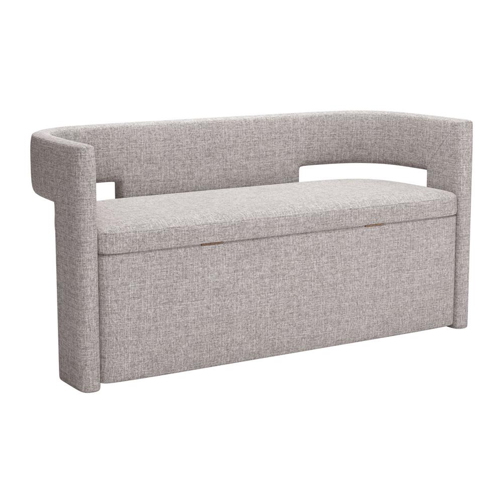Zuo Modern - Papua Storage Bench Gray - 109994 veiw 1