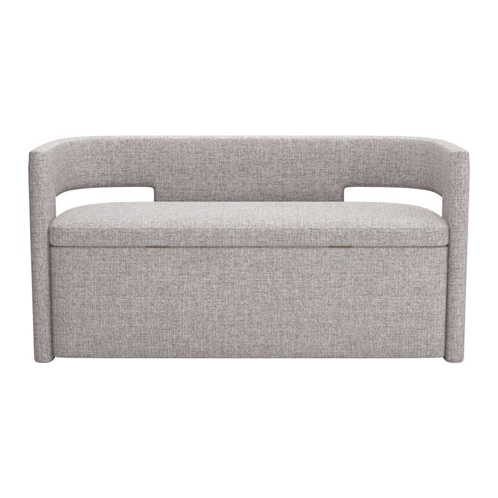 Zuo Modern - Papua Storage Bench Gray - 109994 veiw 3