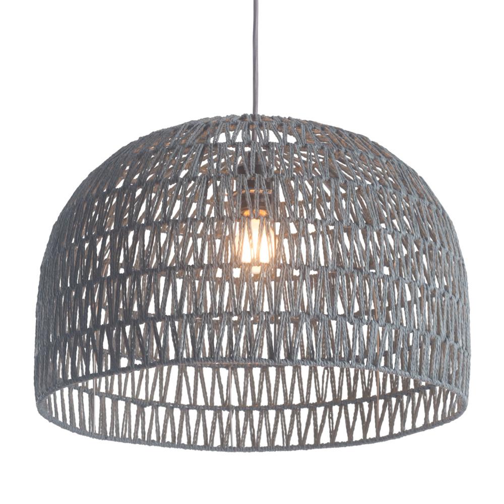Zuo Modern - Paradise Ceiling Lamp Gray - 50210 veiw 2