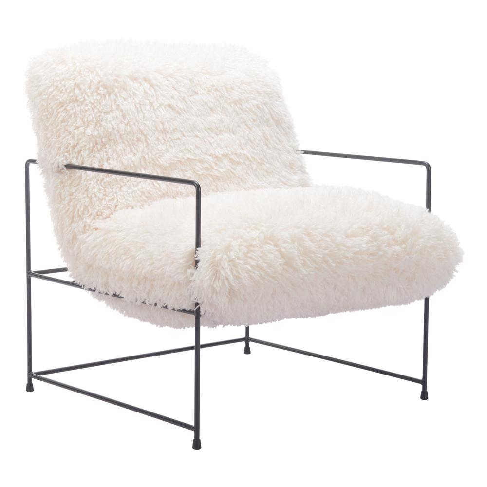 Zuo Modern - Pelut Accent Chair White - 110202 veiw 1