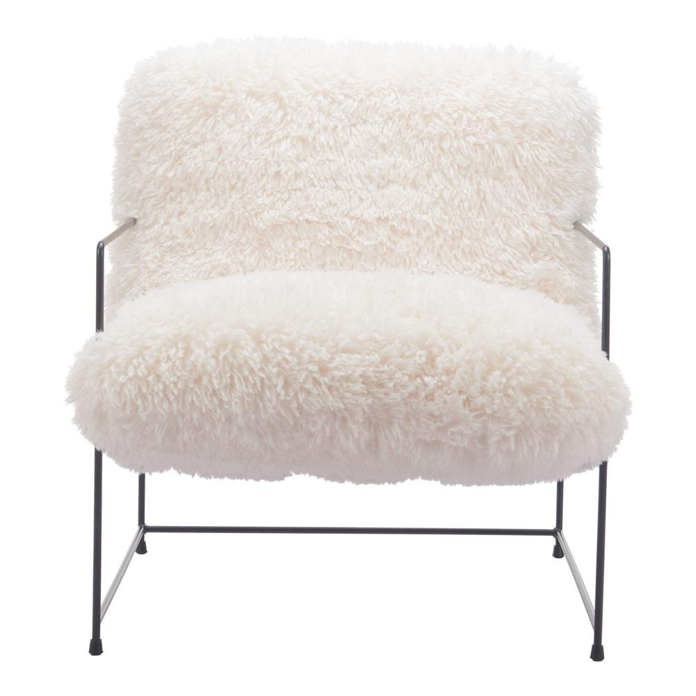 Zuo Modern - Pelut Accent Chair White - 110202 veiw 3
