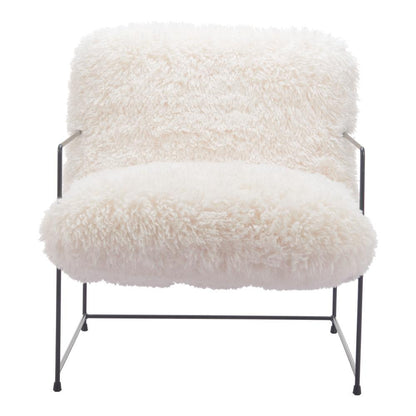 Zuo Modern - Pelut Accent Chair White - 110202 veiw 3