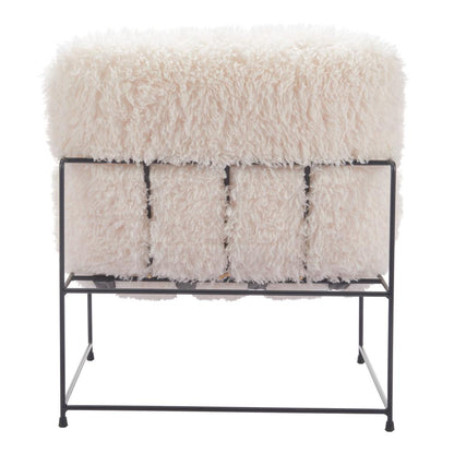 Zuo Modern - Pelut Accent Chair White - 110202 veiw 4