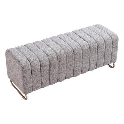 Zuo Modern - Pender Bench Stone Gray - 110080 veiw 4