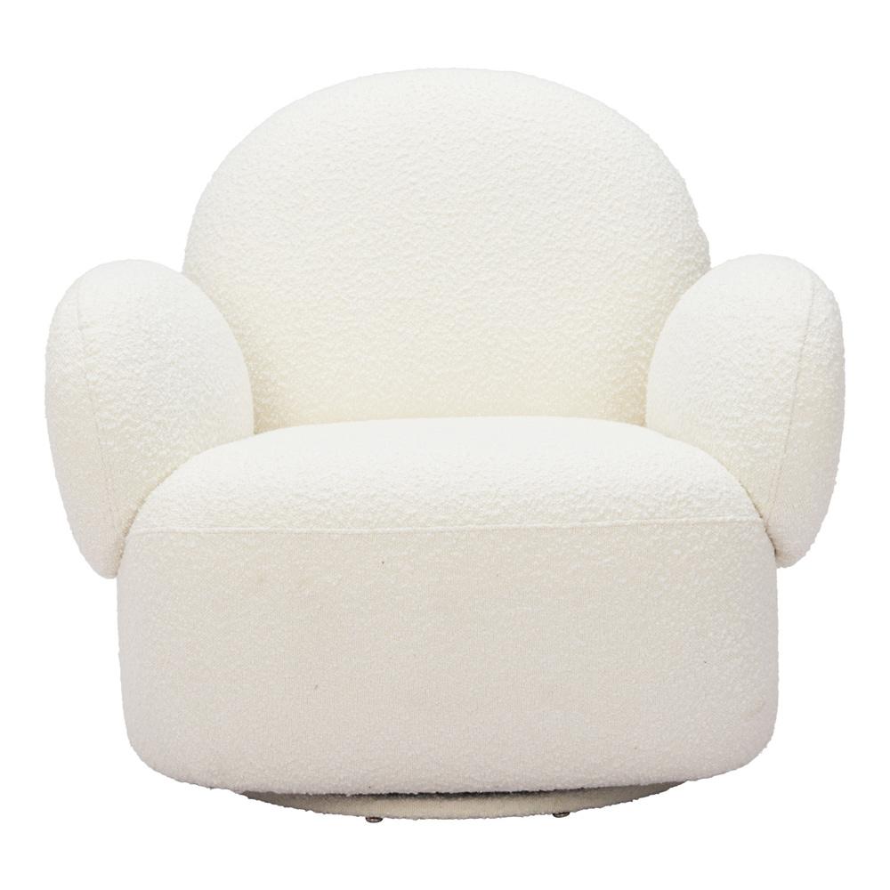 Zuo Modern - Pilka Swivel Chair White - 110280 veiw 3