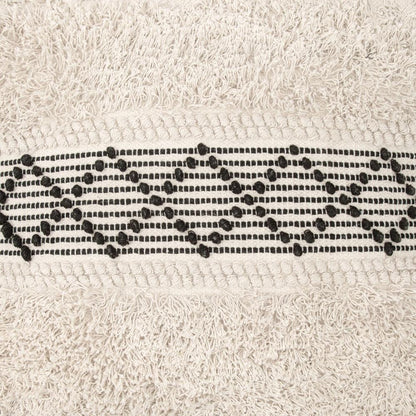 Zuo Modern - Pisco Ottoman Beige & Black - 109823 veiw 4