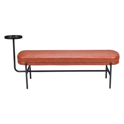 Zuo Modern - Ploce Bench Brown - 110180 veiw 3