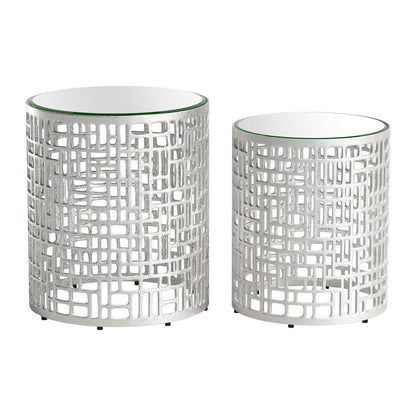 Zuo Modern - Reden Side Table Set (2-Piece) Silver - 110153 veiw 1