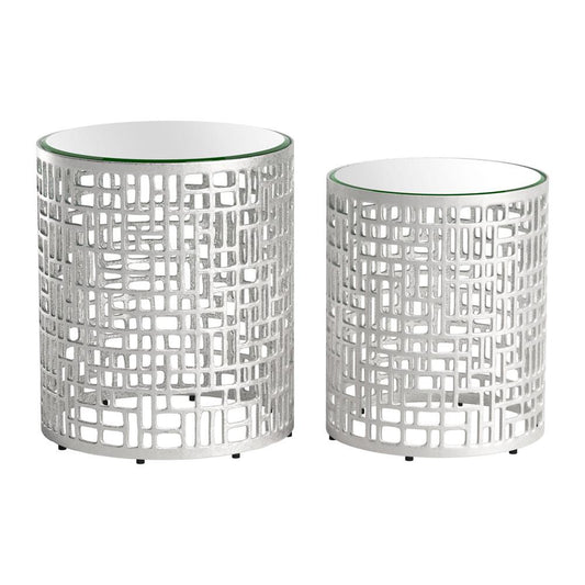 Zuo Modern - Reden Side Table Set (2-Piece) Silver - 110153 veiw 1