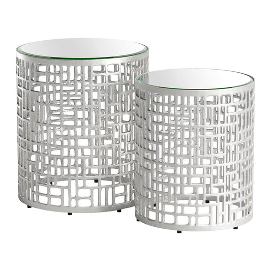 Zuo Modern - Reden Side Table Set (2-Piece) Silver - 110153 veiw 2