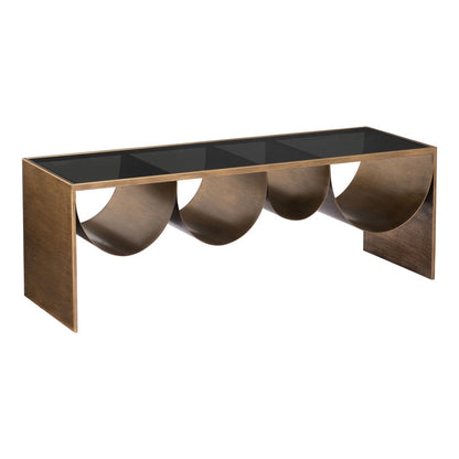 Zuo Modern - Reed Coffee Table Brass & Black - 109842 veiw 1