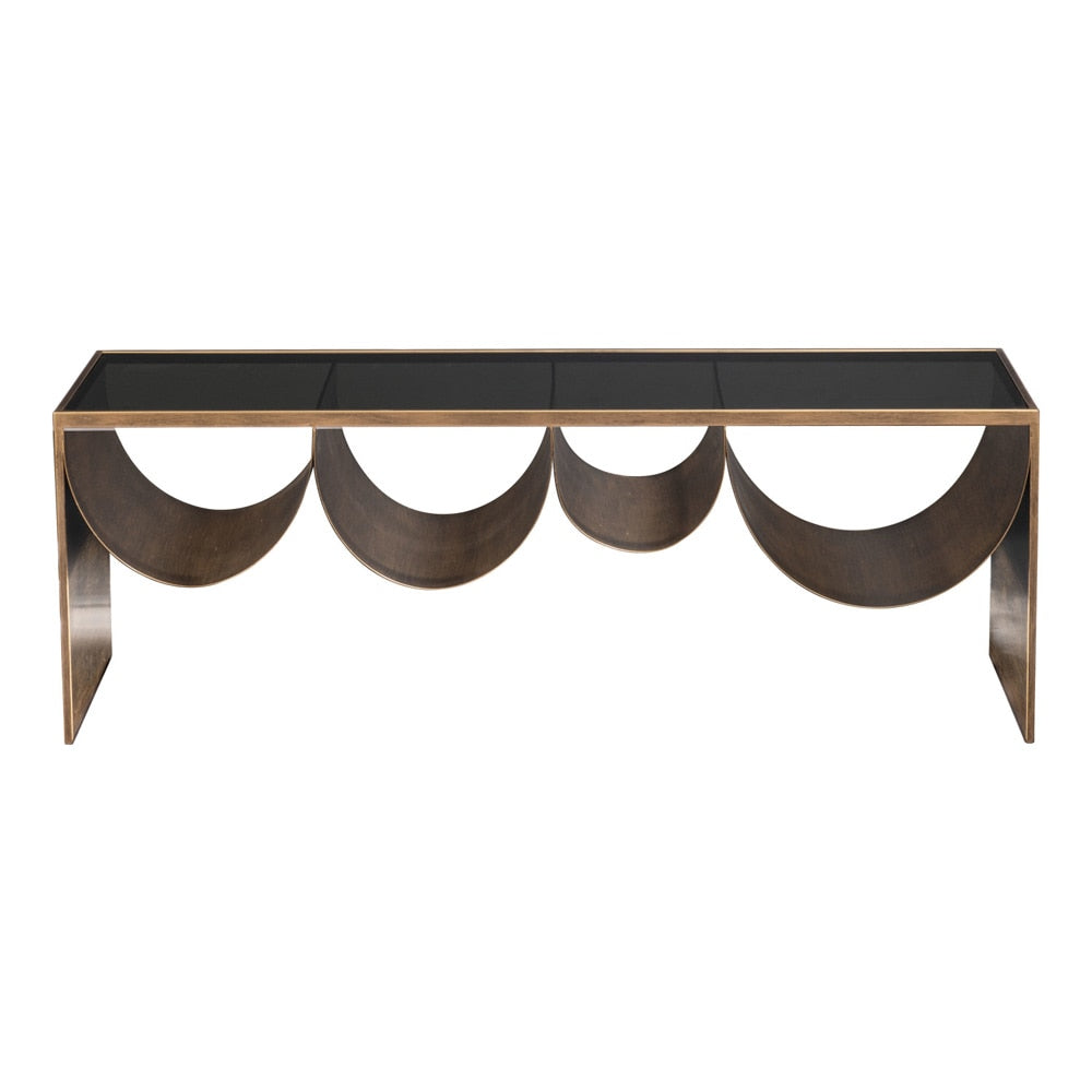 Zuo Modern - Reed Coffee Table Brass & Black - 109842 veiw 3