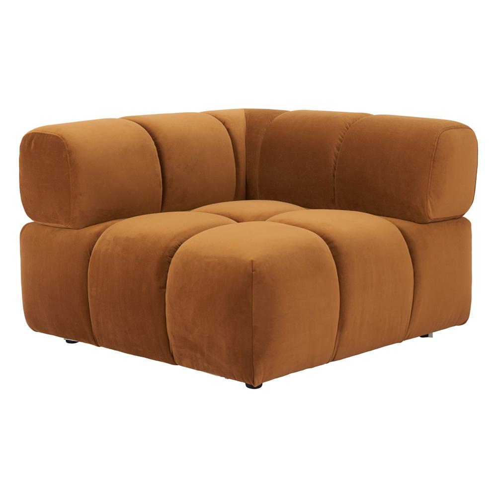 Zuo Modern - Rist Corner Chair Brown - 110282 veiw 2