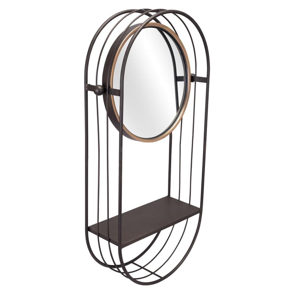 Zuo Modern - Saroni Mirror Shelf Antique Gray - A12234 veiw 1