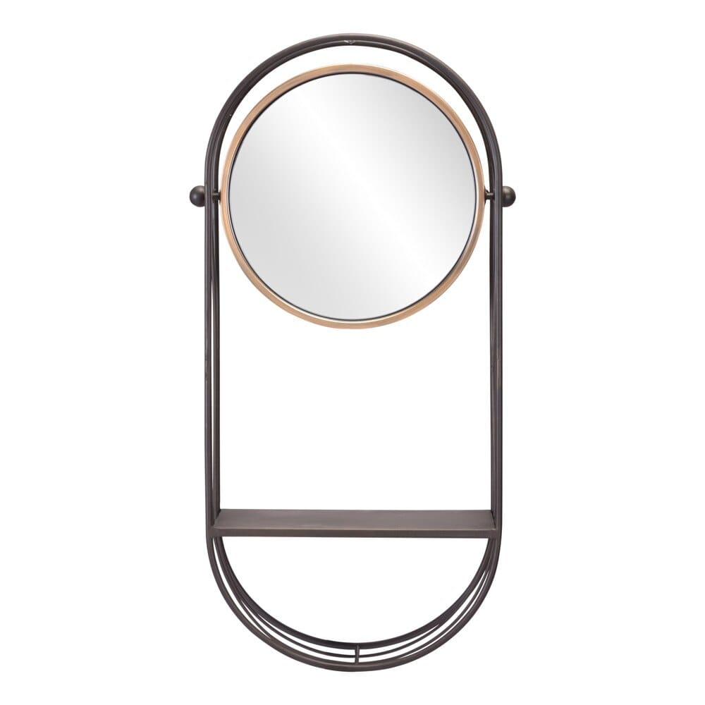 Zuo Modern - Saroni Mirror Shelf Antique Gray - A12234 veiw 2