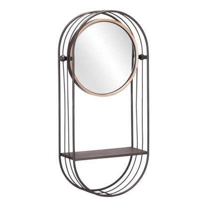 Zuo Modern - Saroni Mirror Shelf Antique Gray - A12234 veiw 3
