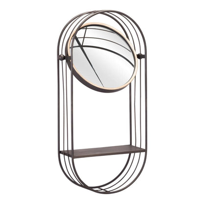 Zuo Modern - Saroni Mirror Shelf Antique Gray - A12234 veiw 4