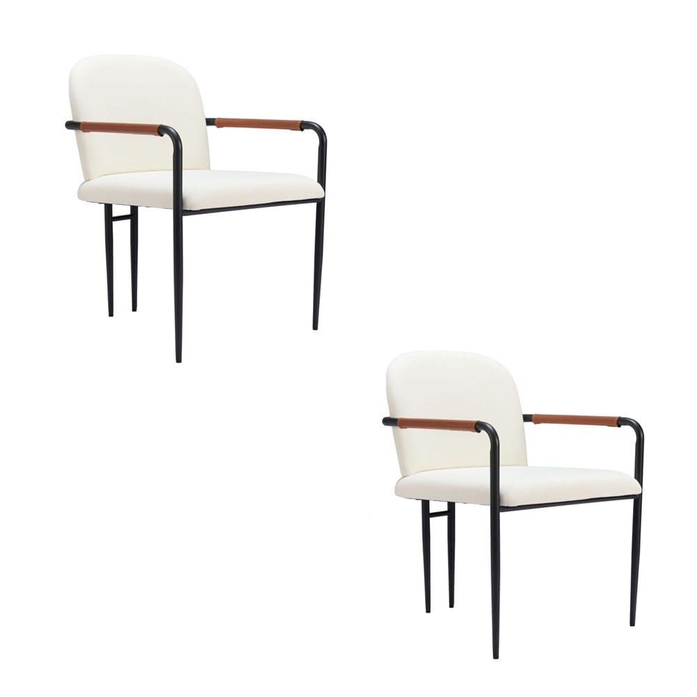 Zuo Modern - Sibu Dining Chair (Set of 2) Cream - 109963 veiw 1