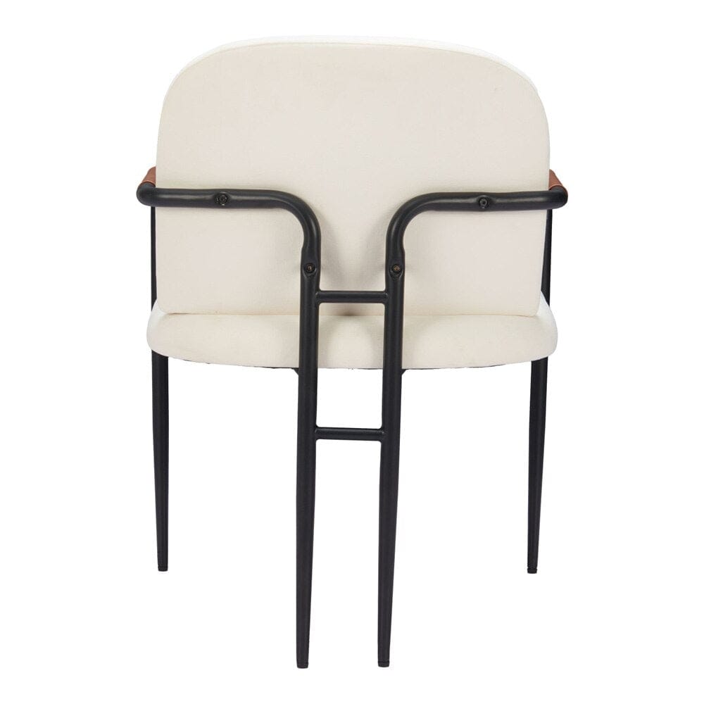 Zuo Modern - Sibu Dining Chair (Set of 2) Cream - 109963 veiw 4