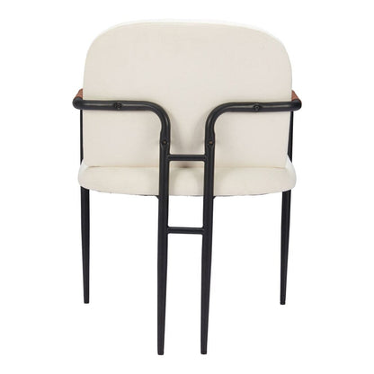 Zuo Modern - Sibu Dining Chair (Set of 2) Cream - 109963 veiw 4