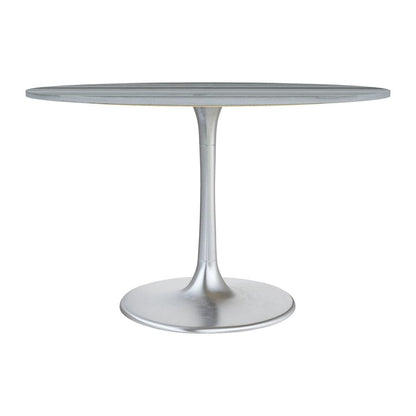 Zuo Modern - Star City Dining Table Gray & Silver - 109446 veiw 2