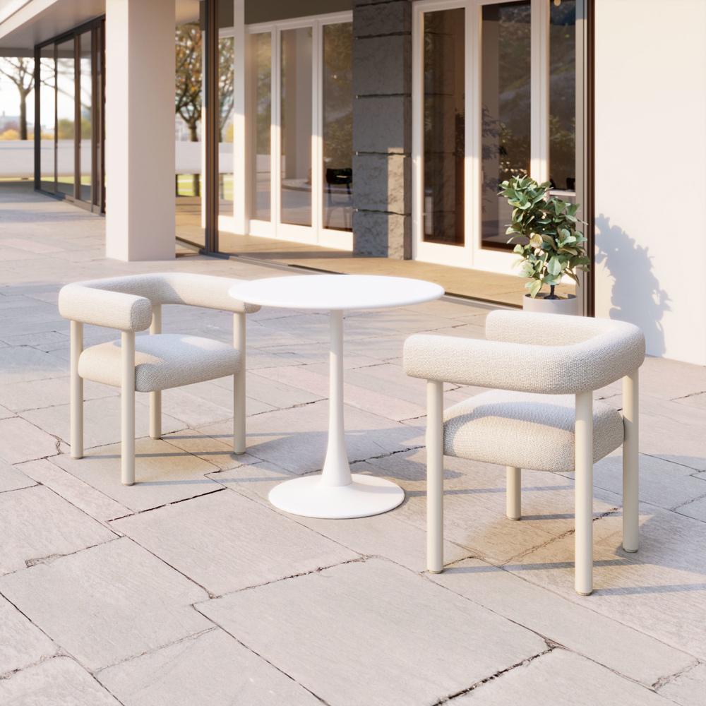 Zuo Modern - Sunbath Dining Chair (Set of 2) White - 704048 veiw 5