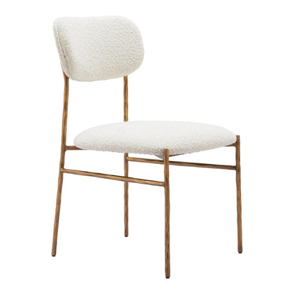 Zuo Modern - Sydhavnen Dining Chair Cream & Gold - 110276 veiw 1