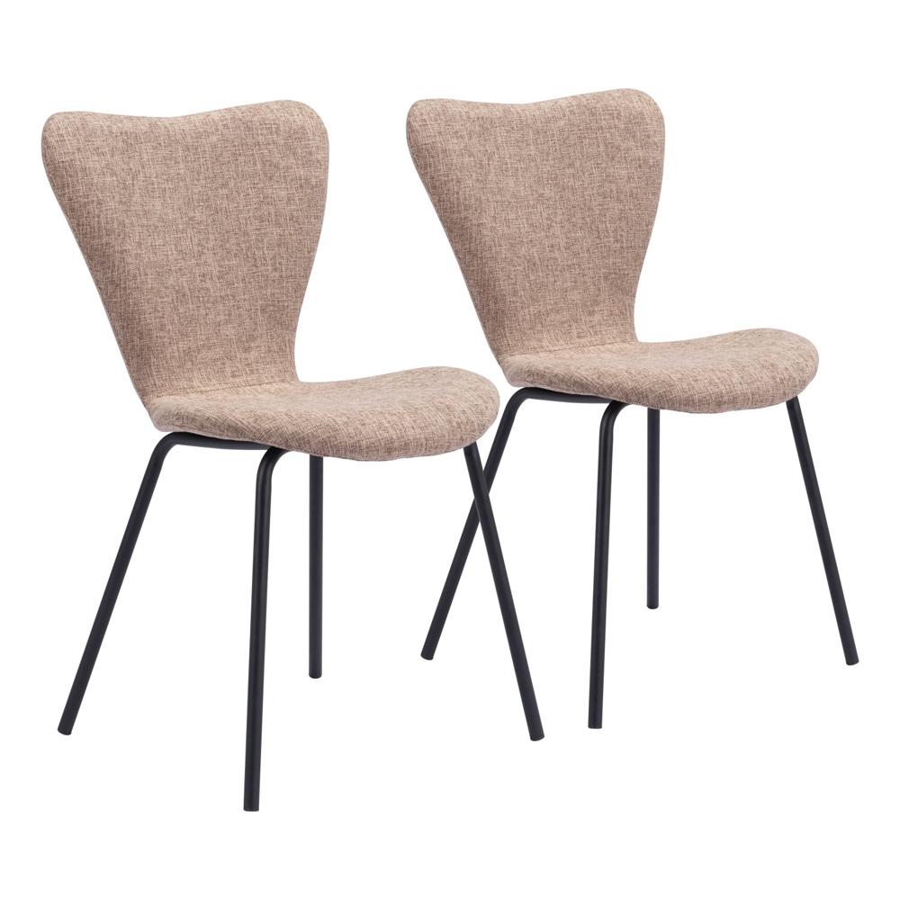 Zuo Modern - Tollo Dining Chair (Set of 2) Brown - 109628 veiw 1