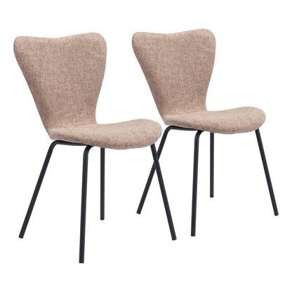 Zuo Modern - Tollo Dining Chair (Set of 2) Brown - 109628 veiw 1