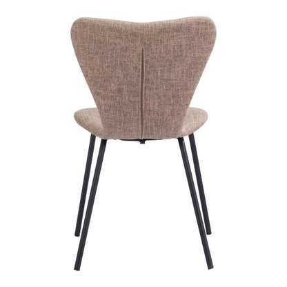 Zuo Modern - Tollo Dining Chair (Set of 2) Brown - 109628 veiw 4