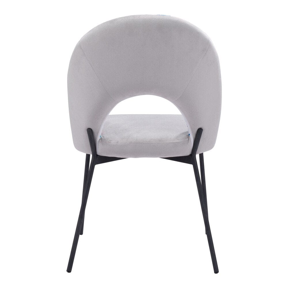 Zuo Modern - Torrey Dining Chair (Set of 2) Multicolor Print & Gray - 109365 veiw 4