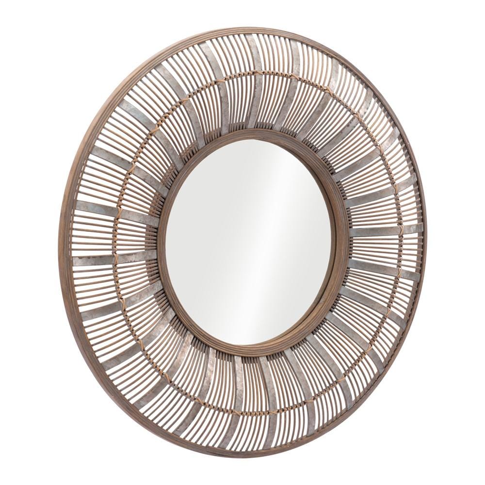 Zuo Modern - Toto Mirror Antique Brown - A12263 veiw 1