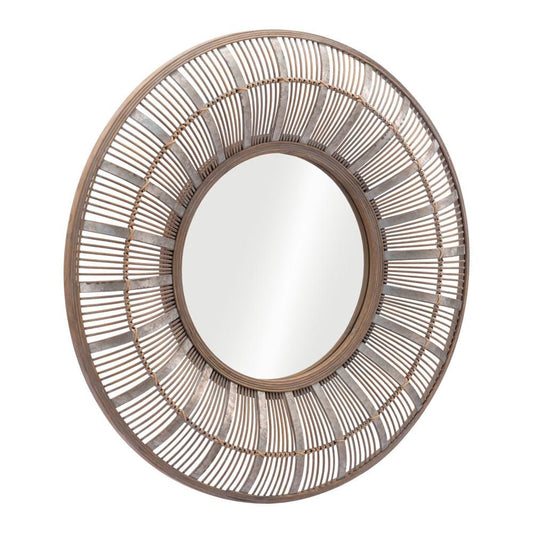 Zuo Modern - Toto Mirror Antique Brown - A12263 veiw 1