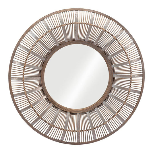 Zuo Modern - Toto Mirror Antique Brown - A12263 veiw 2