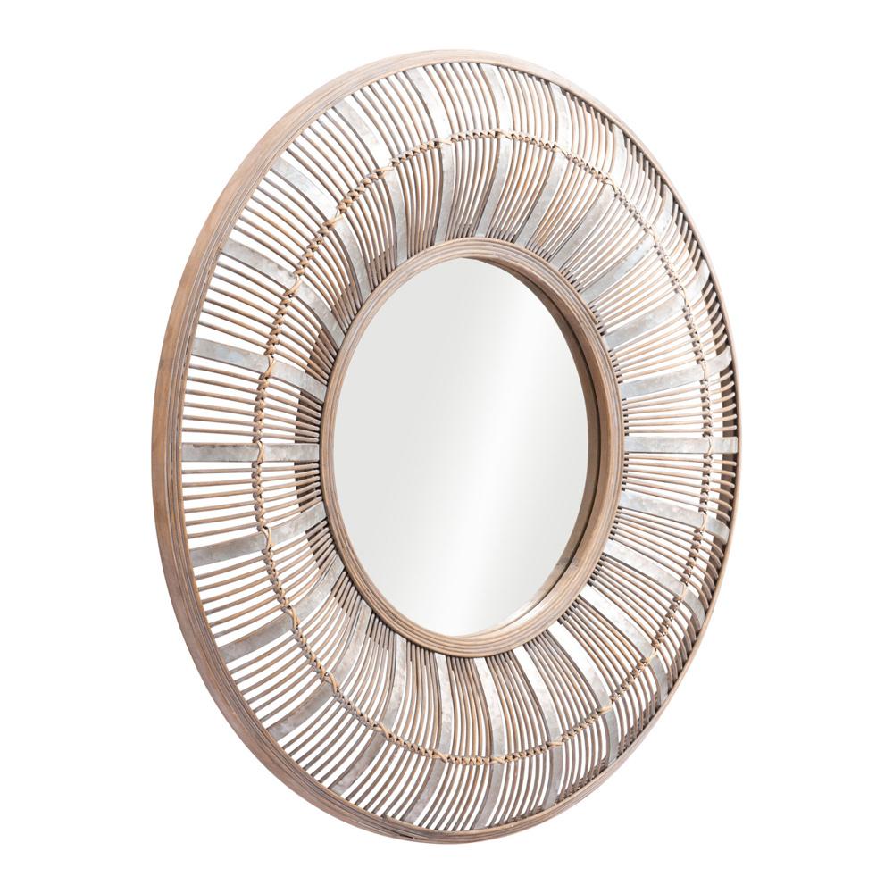 Zuo Modern - Toto Mirror Antique Brown - A12263 veiw 3