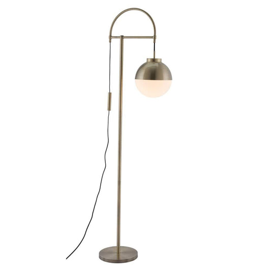 Zuo Modern - Waterloo Floor Lamp White & Bronze - 56053 veiw 1