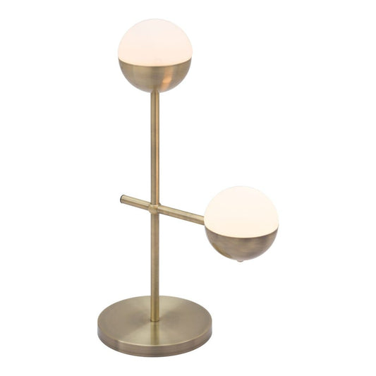 Zuo Modern - Waterloo Table Lamp White & Bronze - 56050 veiw 1