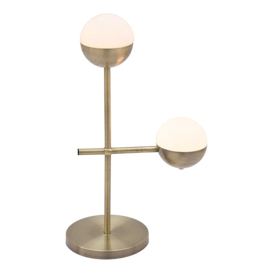 Zuo Modern - Waterloo Table Lamp White & Bronze - 56050 veiw 2