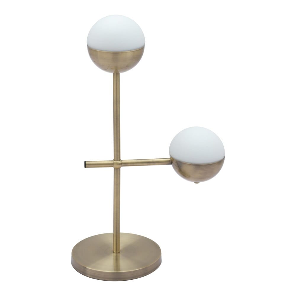 Zuo Modern - Waterloo Table Lamp White & Bronze - 56050 veiw 3